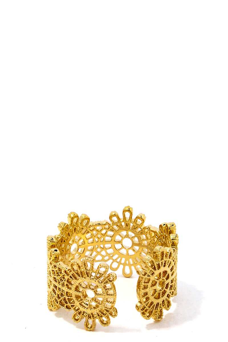 Designer Stylish 14k Gold Dipped Ring