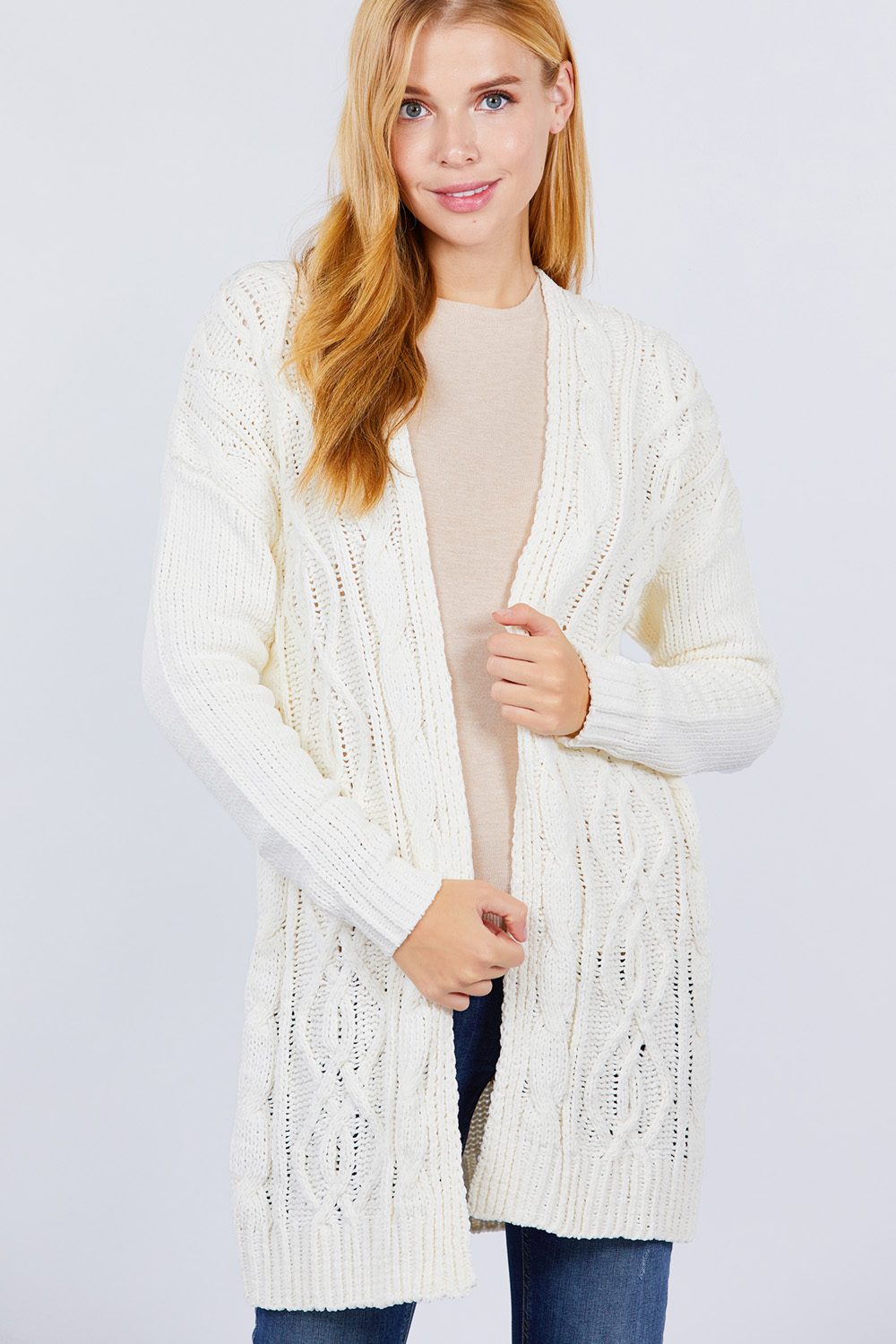 Chenille Sweater Cardigan