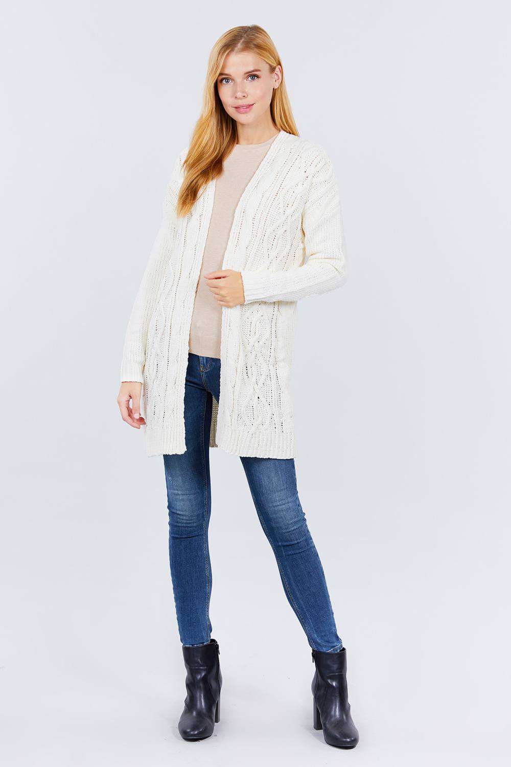 Chenille Sweater Cardigan