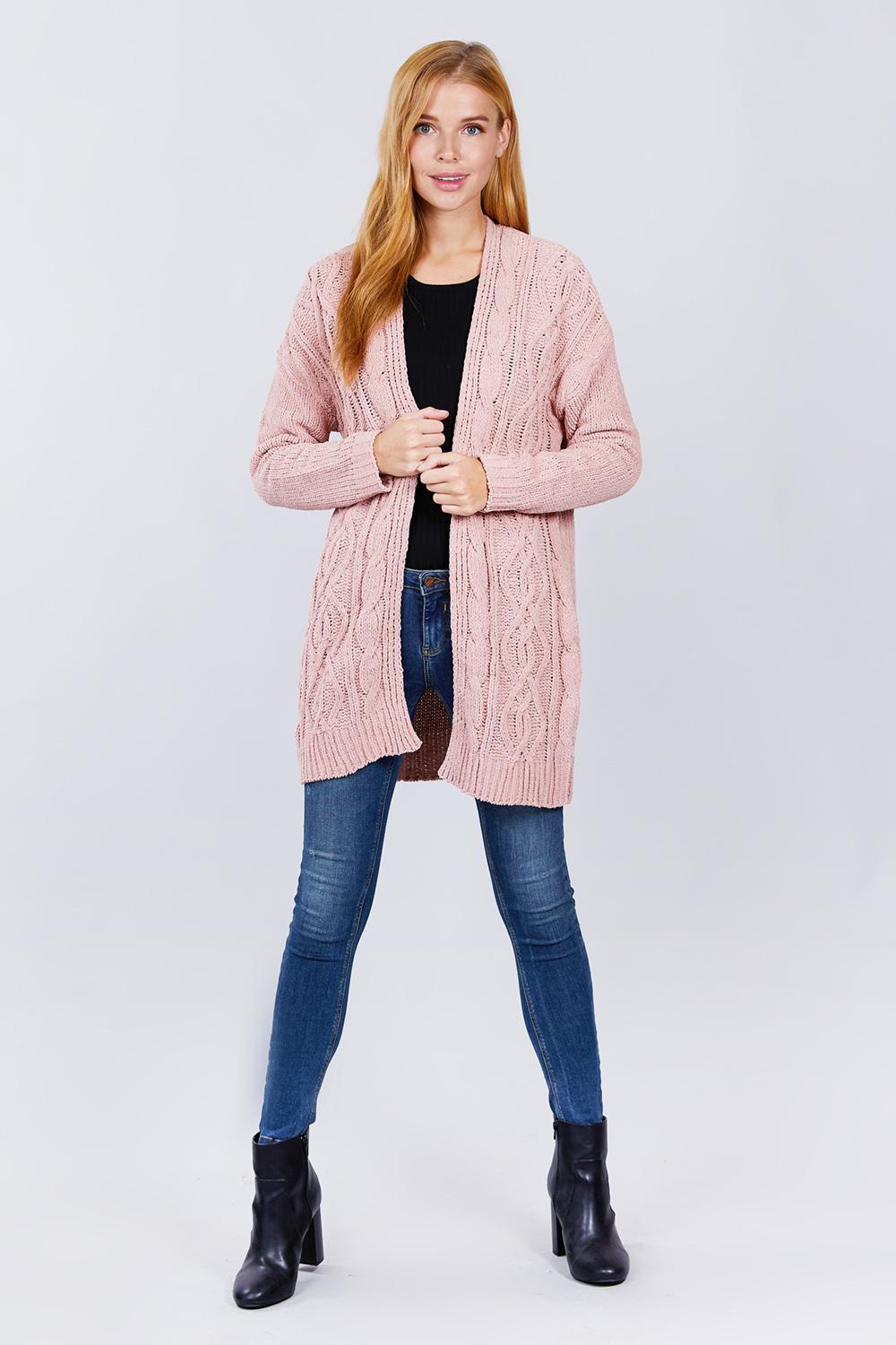 Chenille Sweater Cardigan
