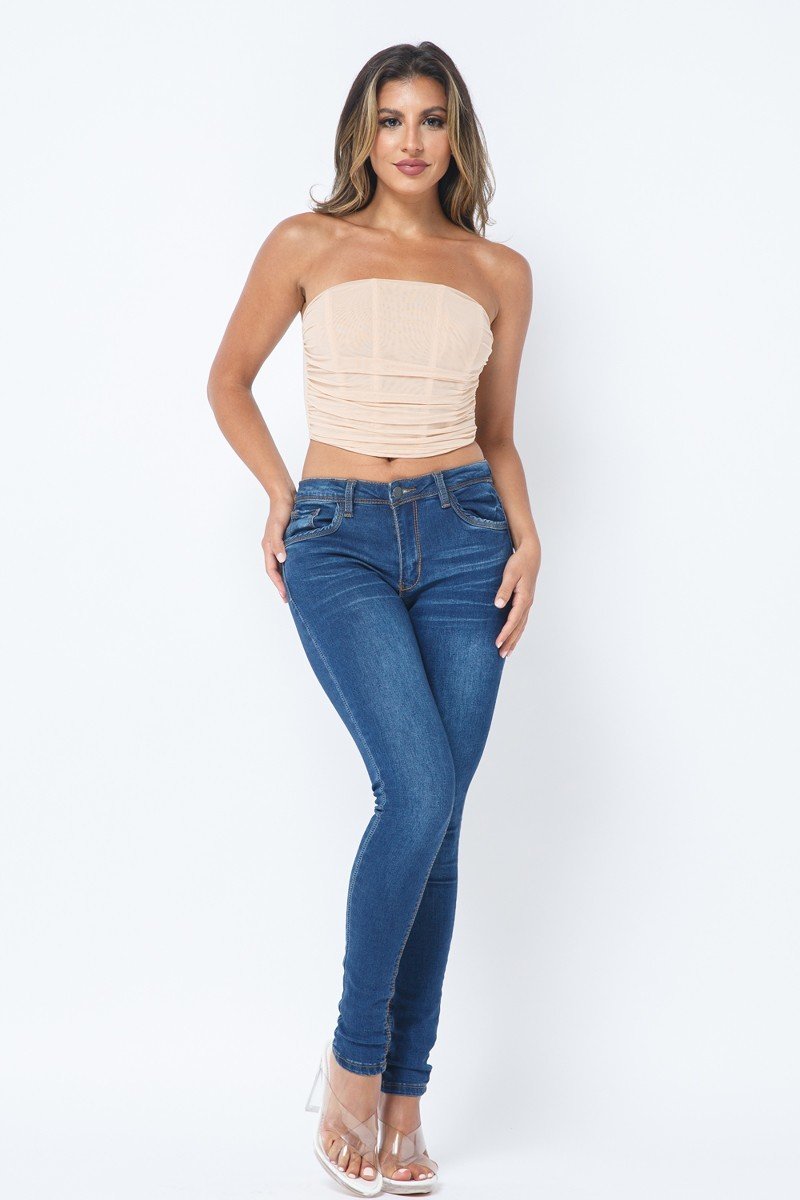 Mesh Corset Top