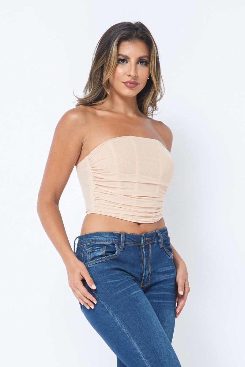 Mesh Corset Top