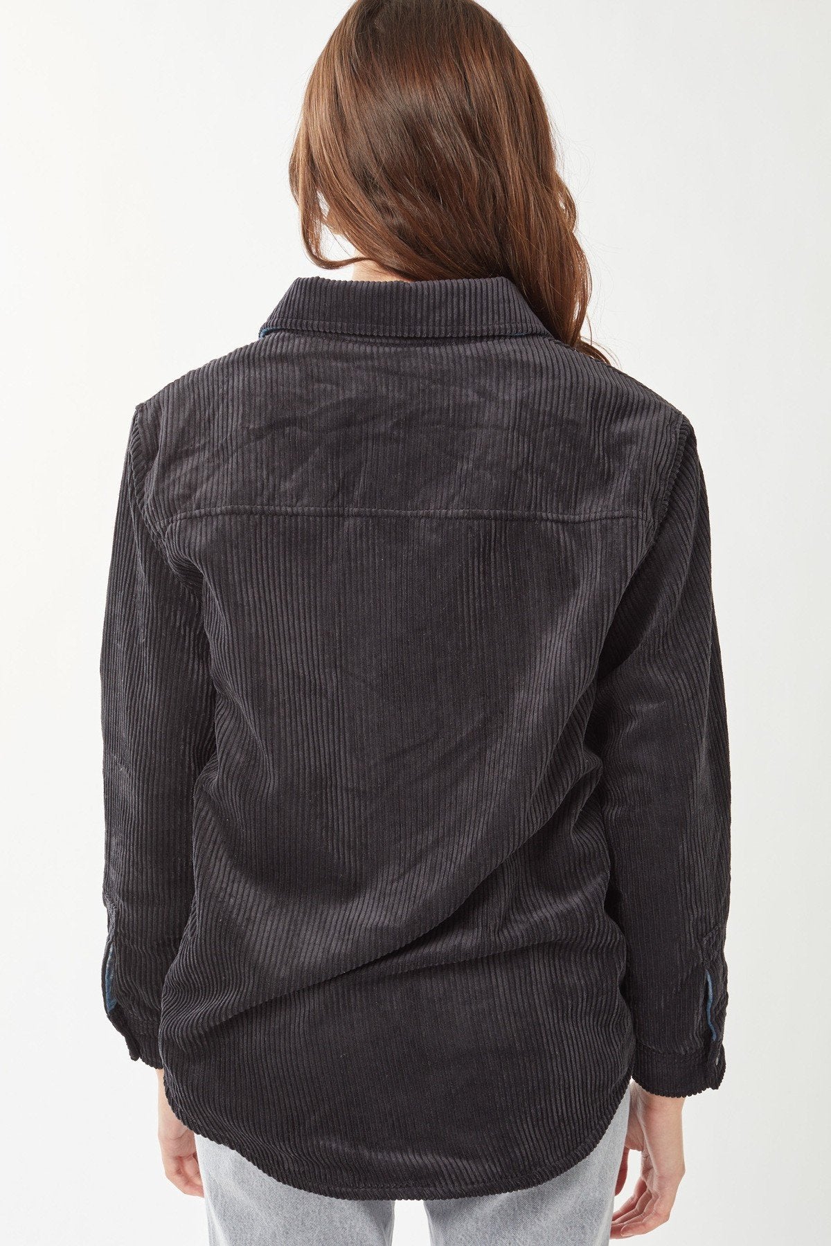 Corduroy Reversible Button Down Jacket