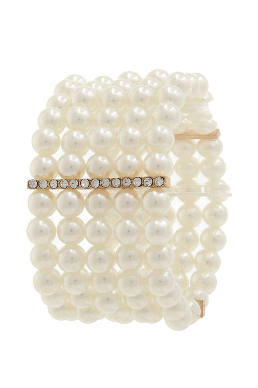 Pearl stretch bracelet