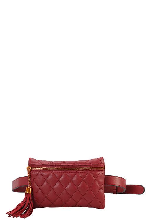 Designer Quilted Belt Fanny Bag