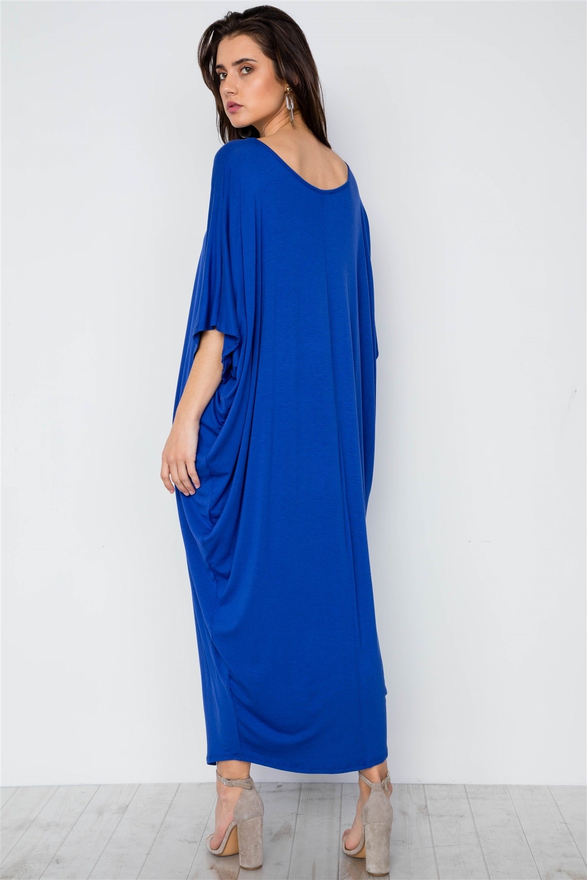Oversized Fit Maxi Shirt Dress