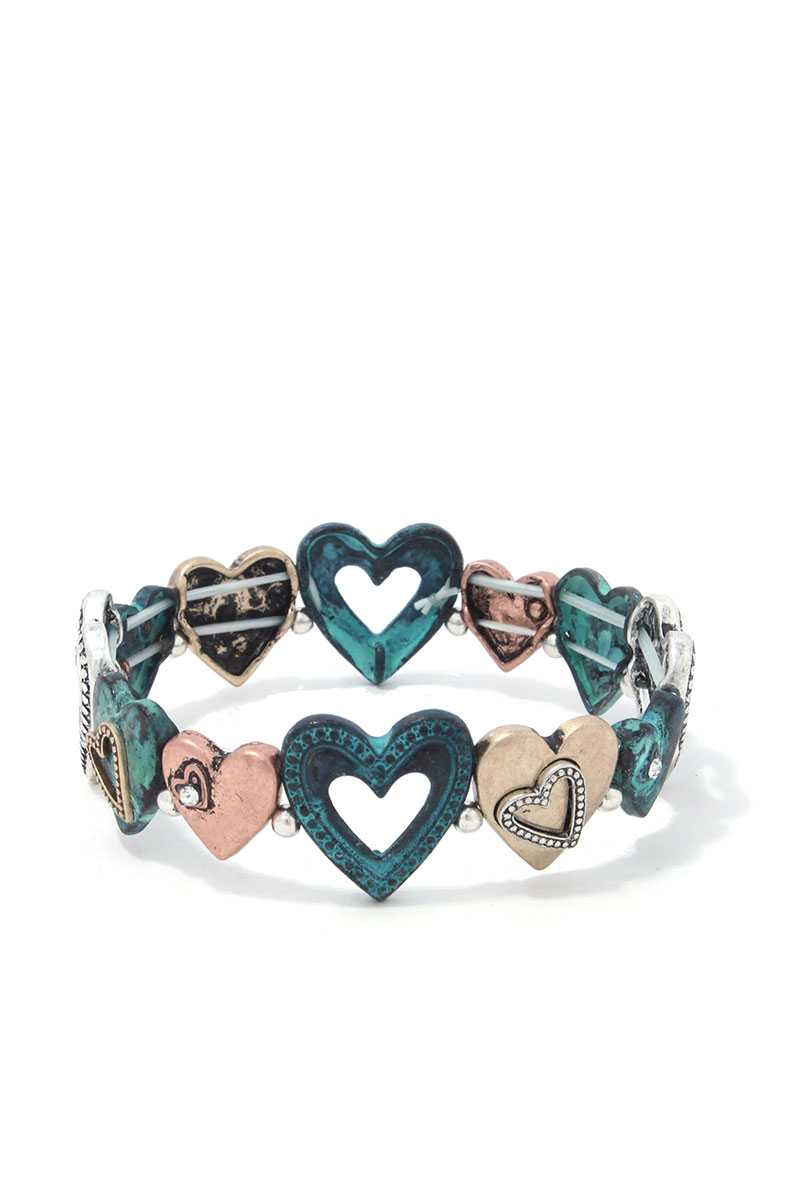 Heart Shape Stretch Bracelet
