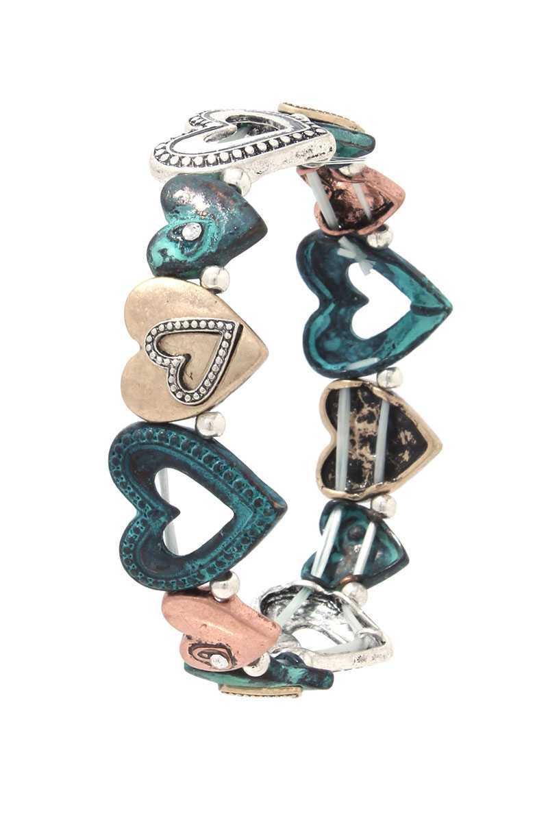 Heart Shape Stretch Bracelet