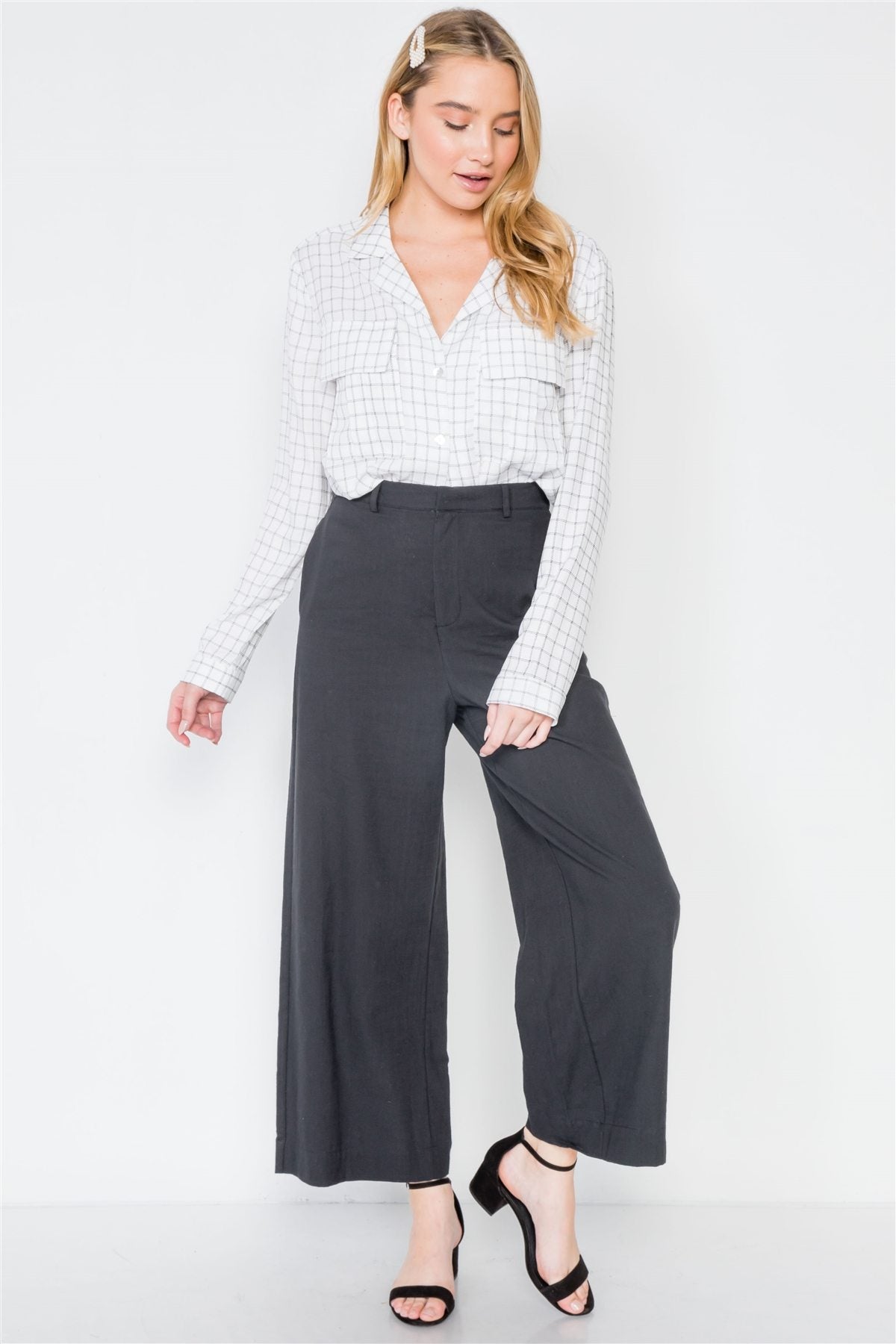 High-waist Wide Leg Pants