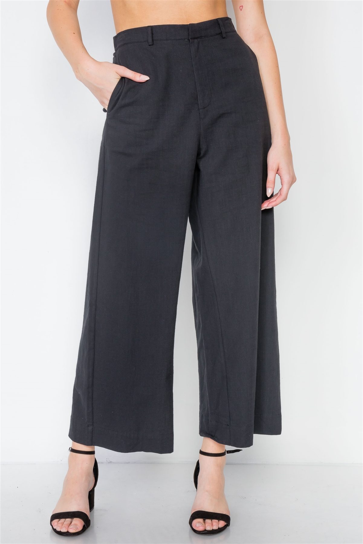 High-waist Wide Leg Pants