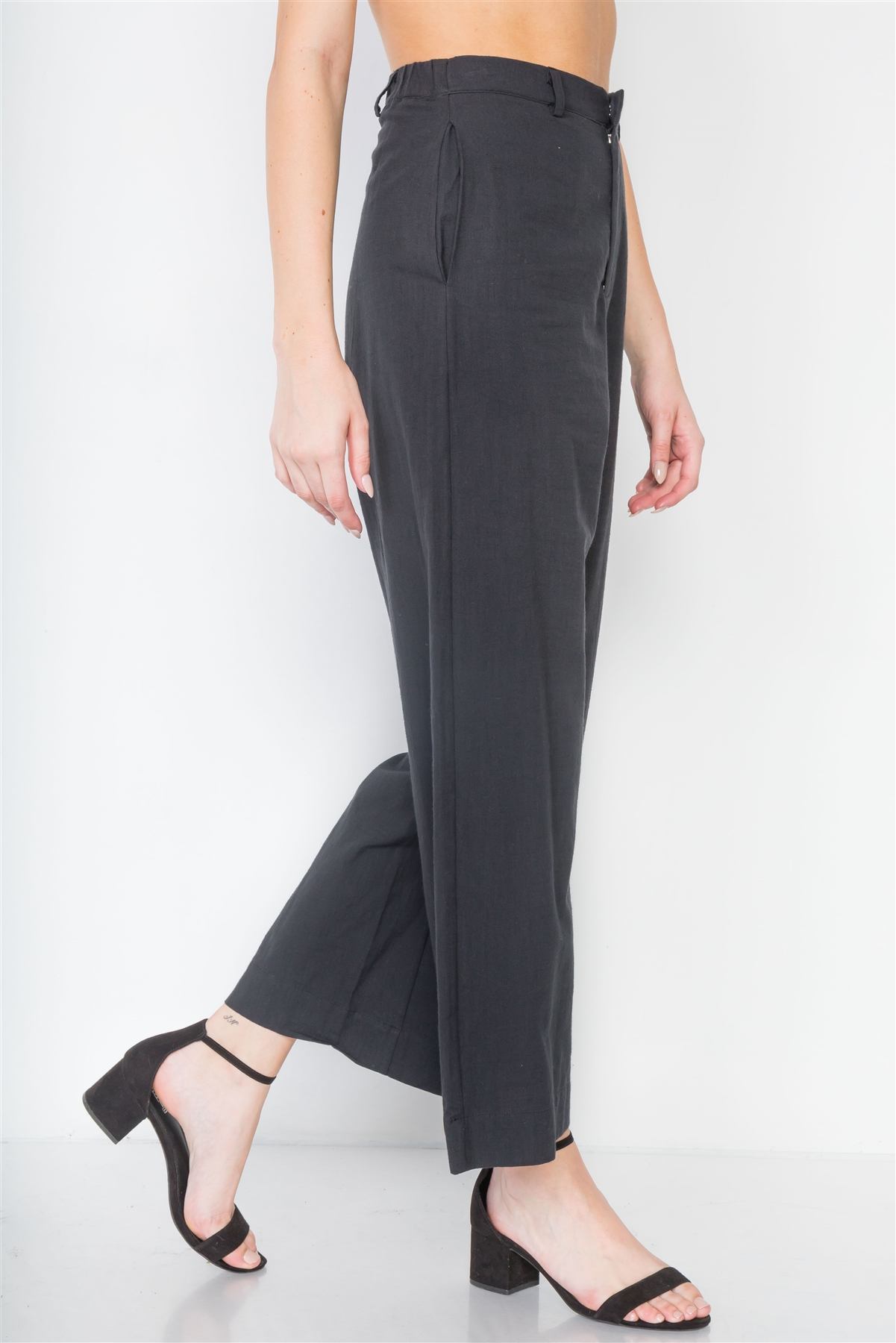 High-waist Wide Leg Pants