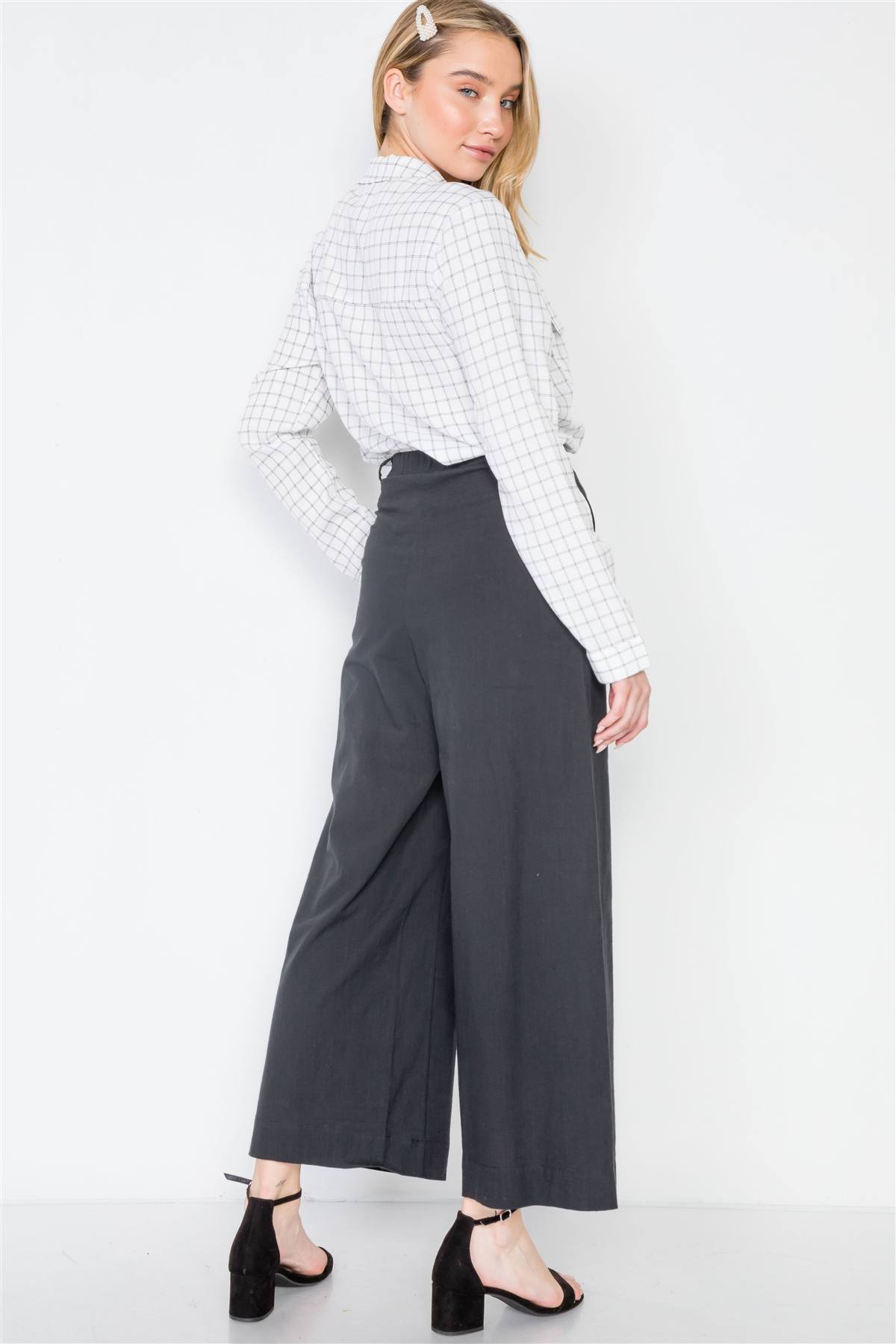 High-waist Wide Leg Pants