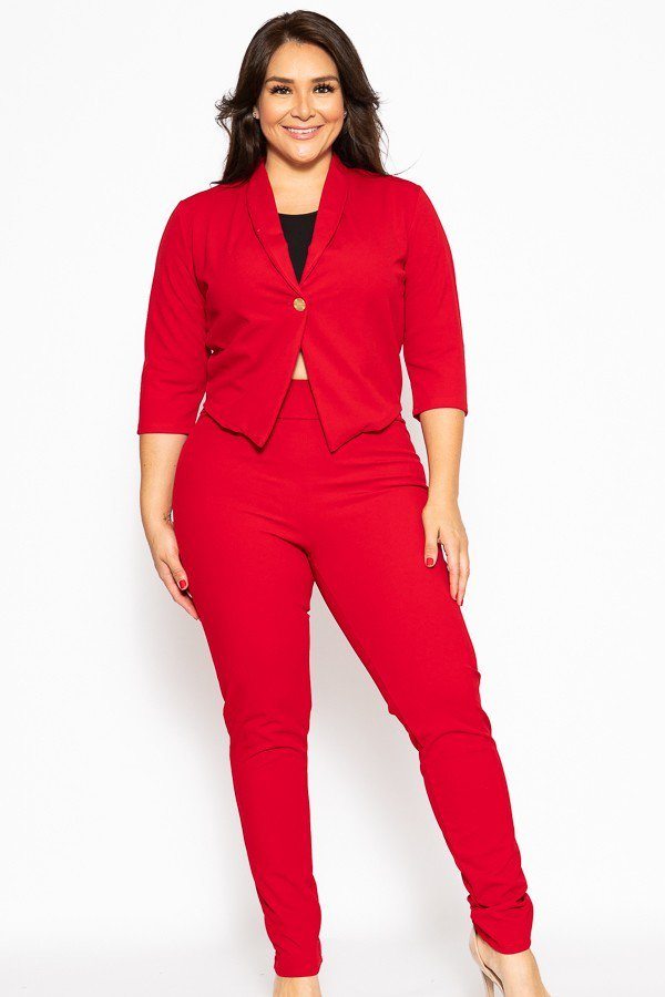 Classic Pant Suit Set