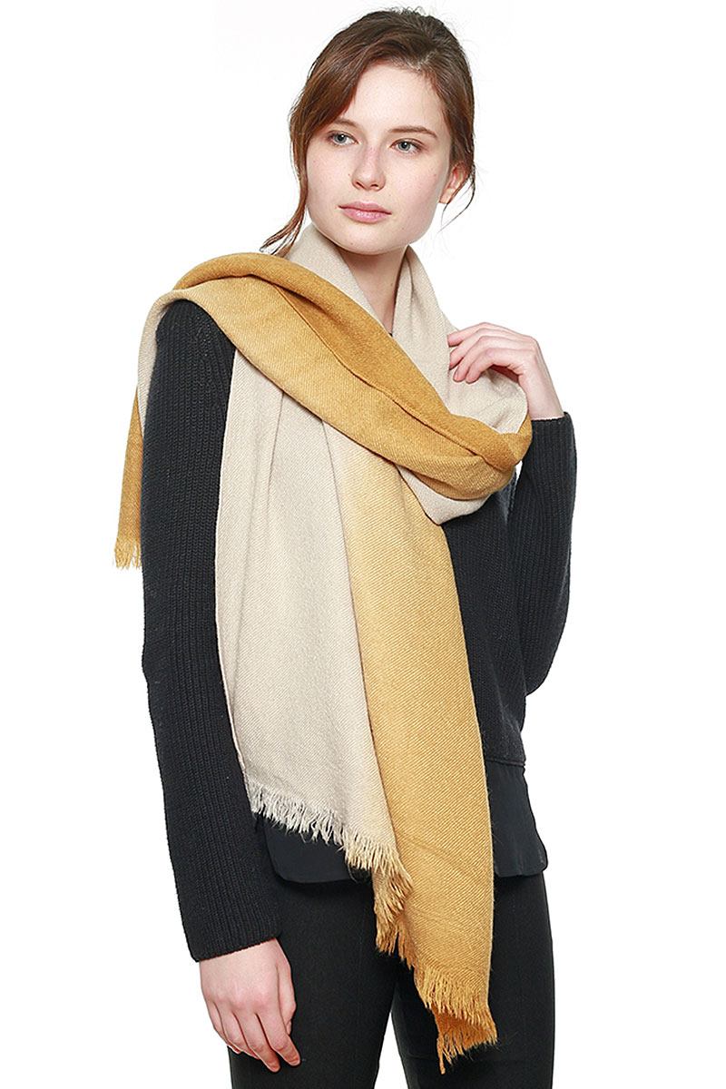 Two Tone Gradation Scarf