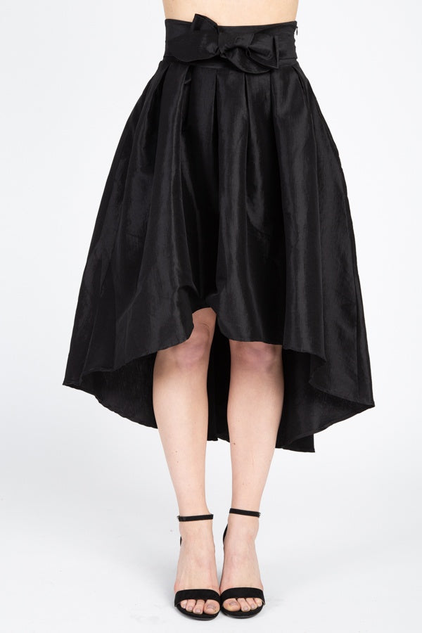 Taffeta High-low Skirt