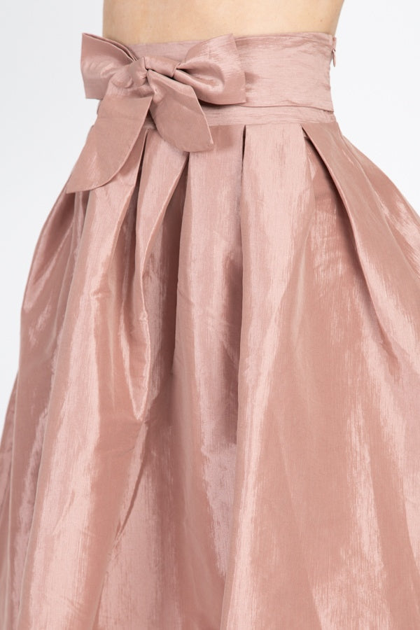 Taffeta High-low Skirt