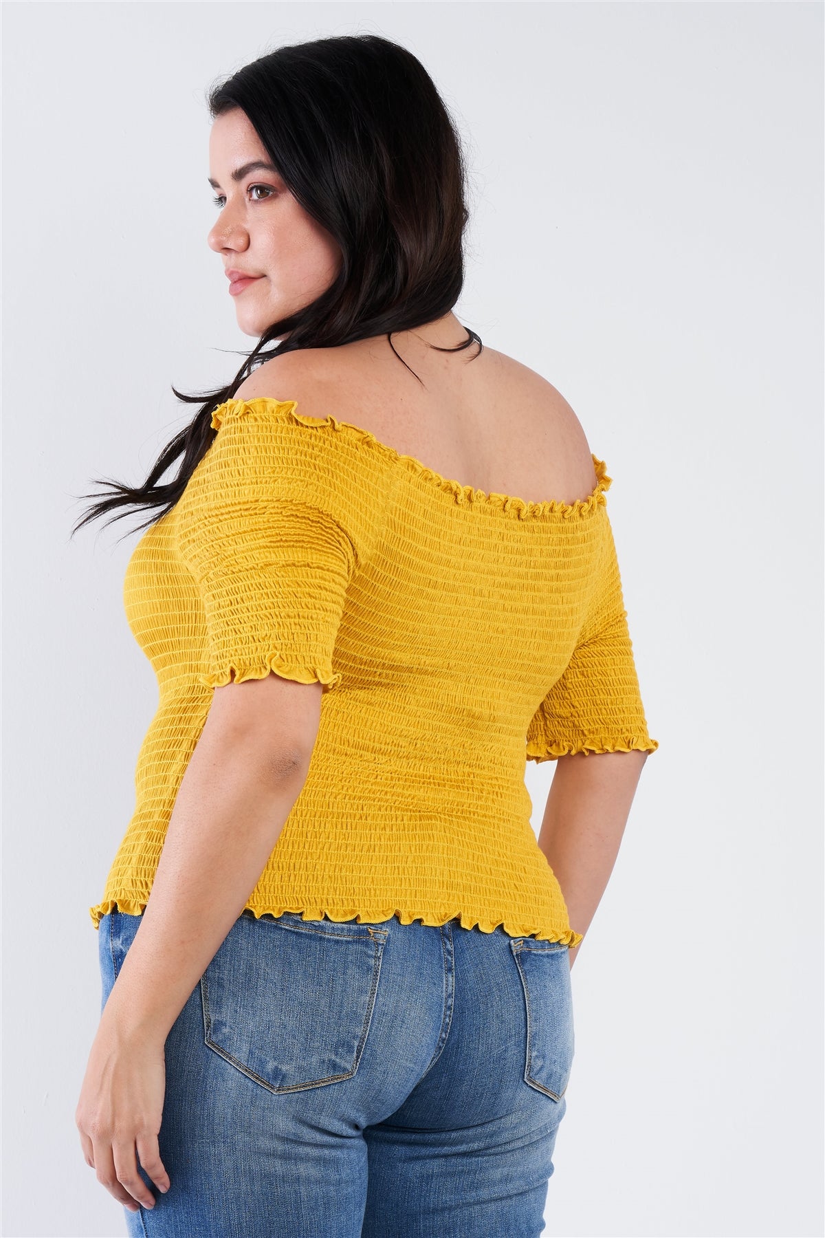 Plus Size Off The Shoulder Top