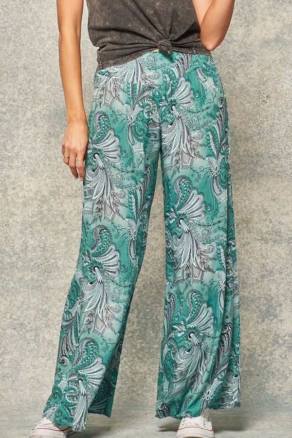 A Pair Of Paisley-print Pants