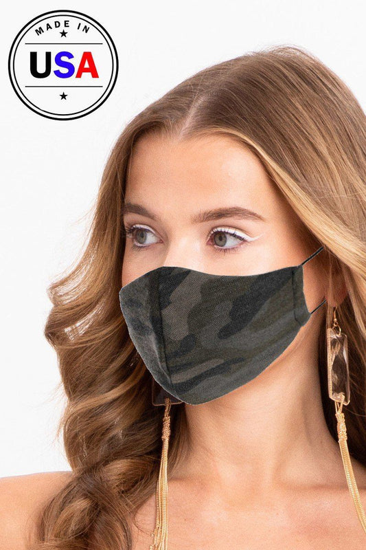 Made In Usa Fashionable 3d Reusable Face Mask