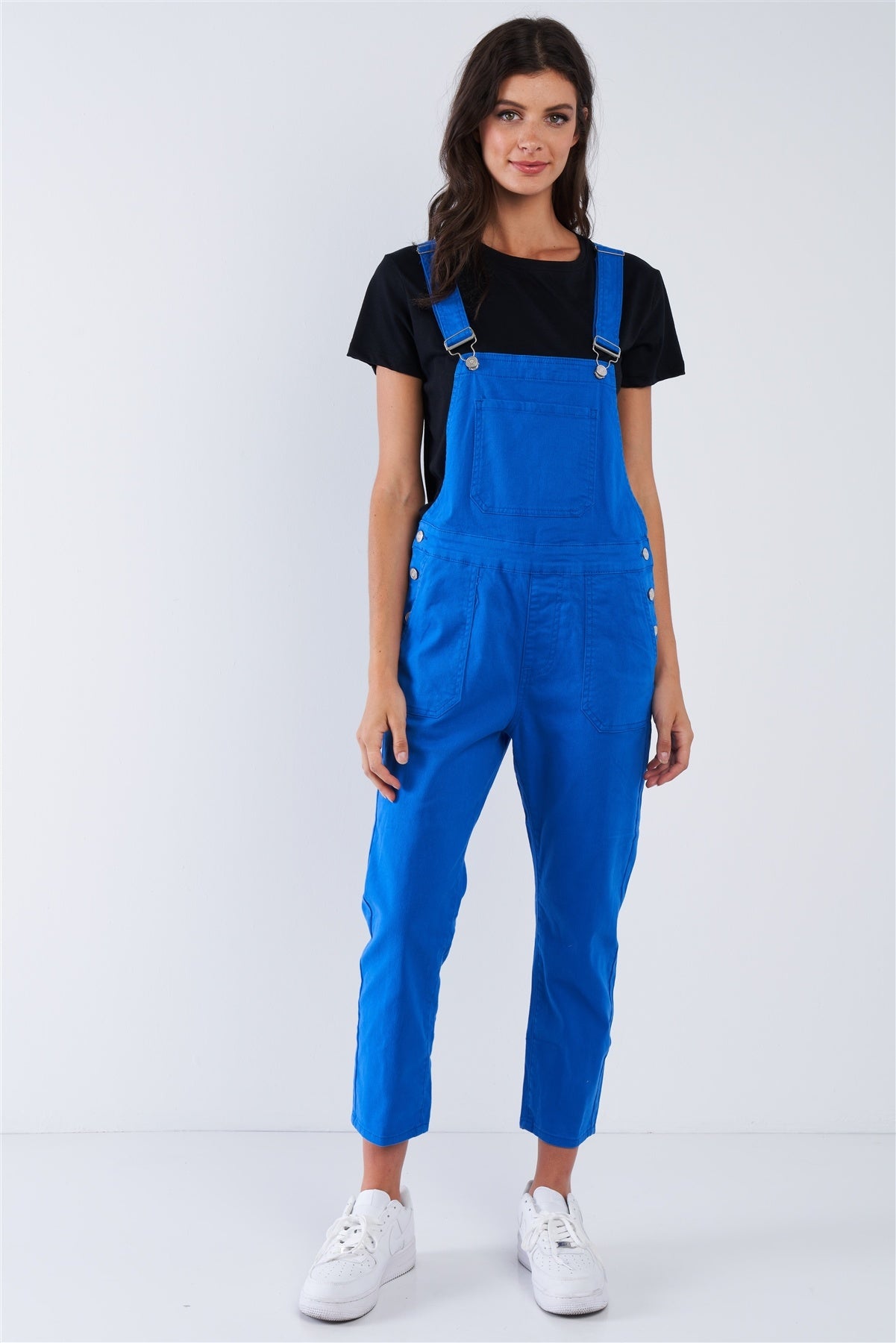 Royal Blue Soft Ankle Length Overall