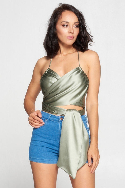 Wrap Around Halter Top