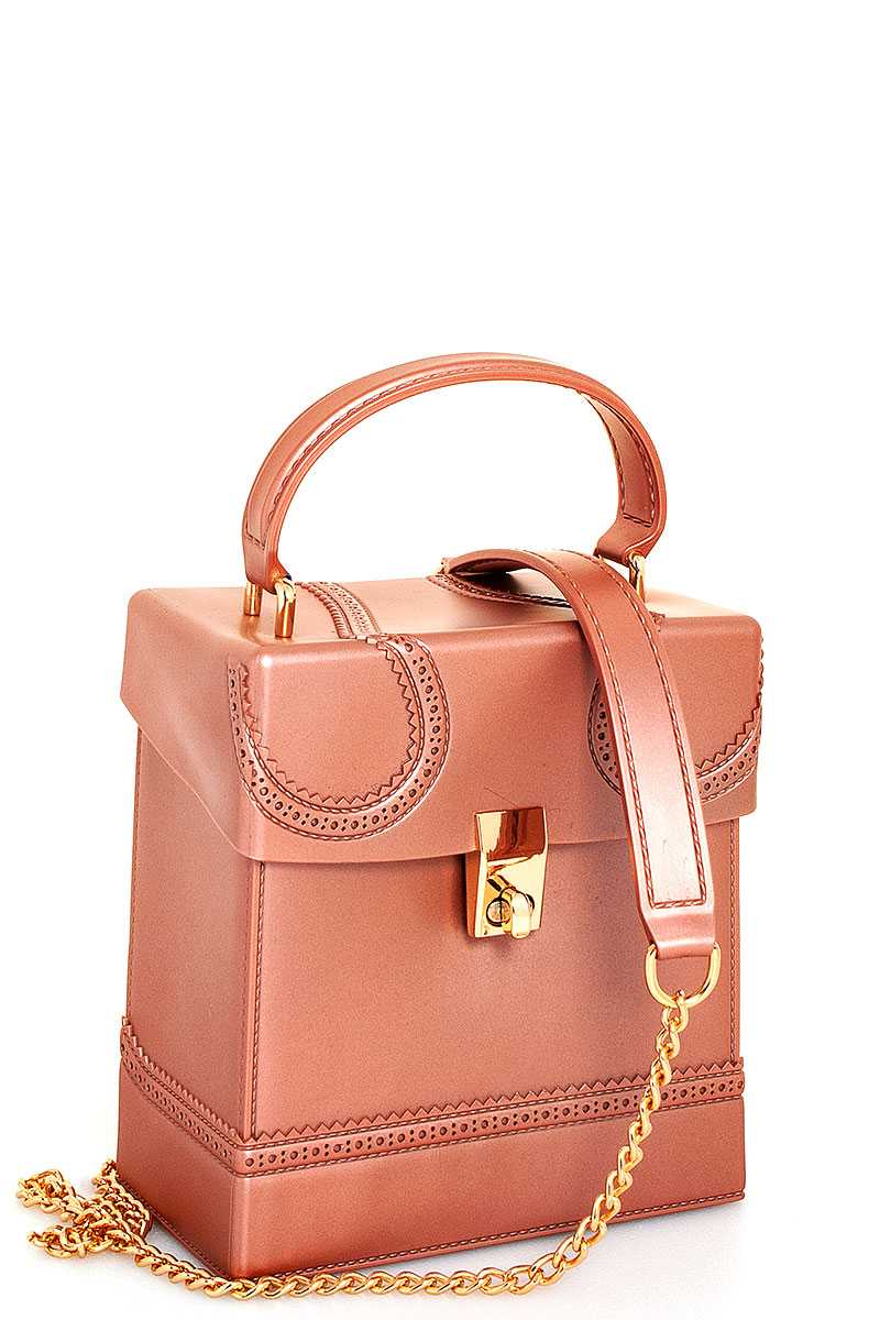 Stylish Cute Square Tender Jelly Crossbody Bag