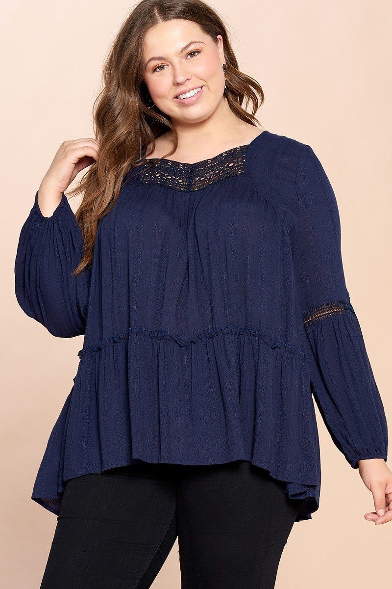 Solid Woven Loose-fit Tunic