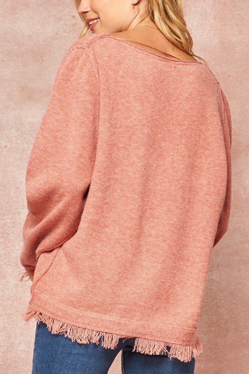 A Solid Knit Sweater