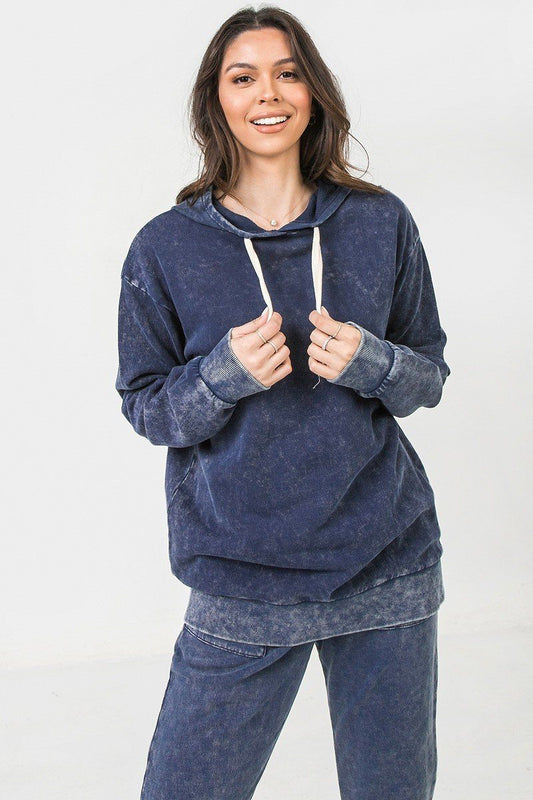 A Mineral Washed Hoodie