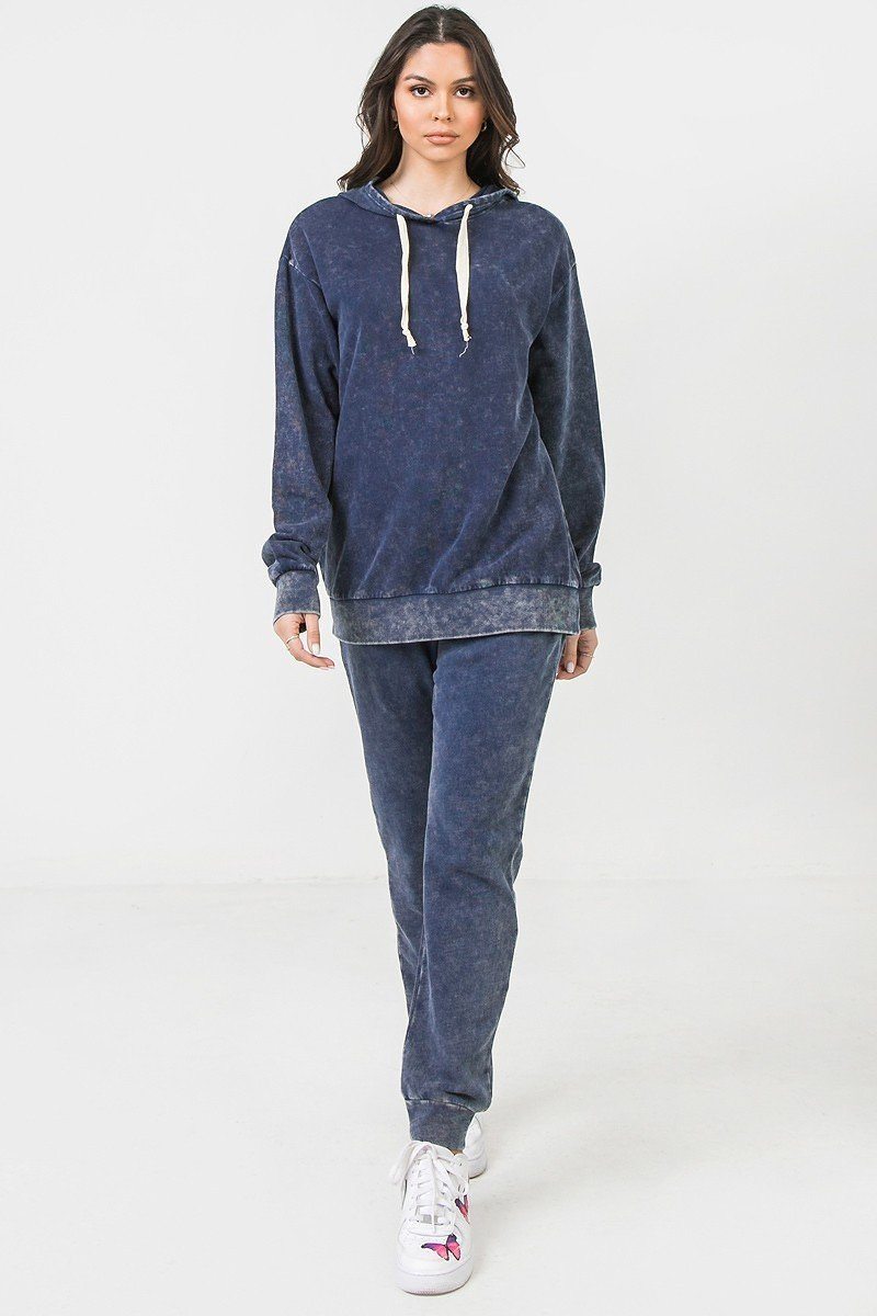 A Mineral Washed Hoodie