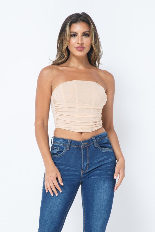 Mesh Corset Top