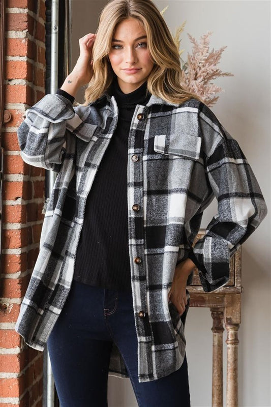 Thick, Heavy Material Shacket